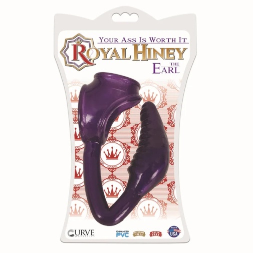 Royal Hiney - Earl 伯爵附后庭肛塞阴茎阴囊套 - 紫色 照片