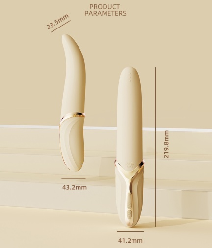 Zalo - Eve Heating Vibrator - Sakura Pink photo