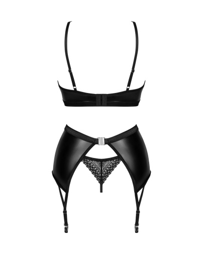 Obsessive - Norides 3pcs Set - Black - XS/S photo