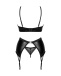Obsessive - Norides 3pcs Set - Black - XS/S photo-8