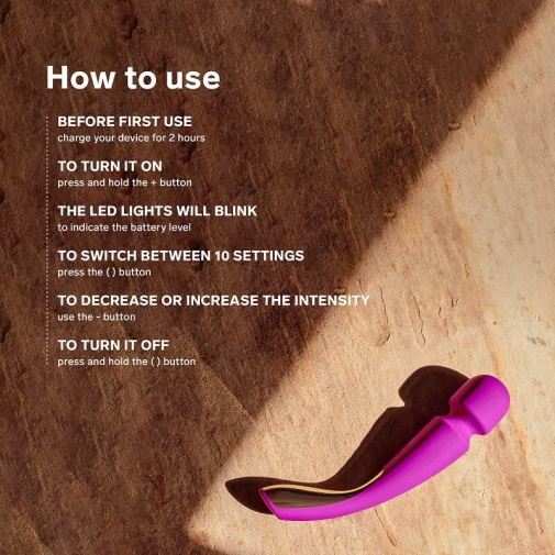 Lelo - Smart Wand 2 全身按摩棒 中码 - 紫色 照片