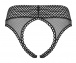 Obsessive - Strapelie Crotchless Panties - Black - S/M photo-8