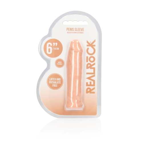 RealRock - 6吋阴茎套 - 肉色 照片